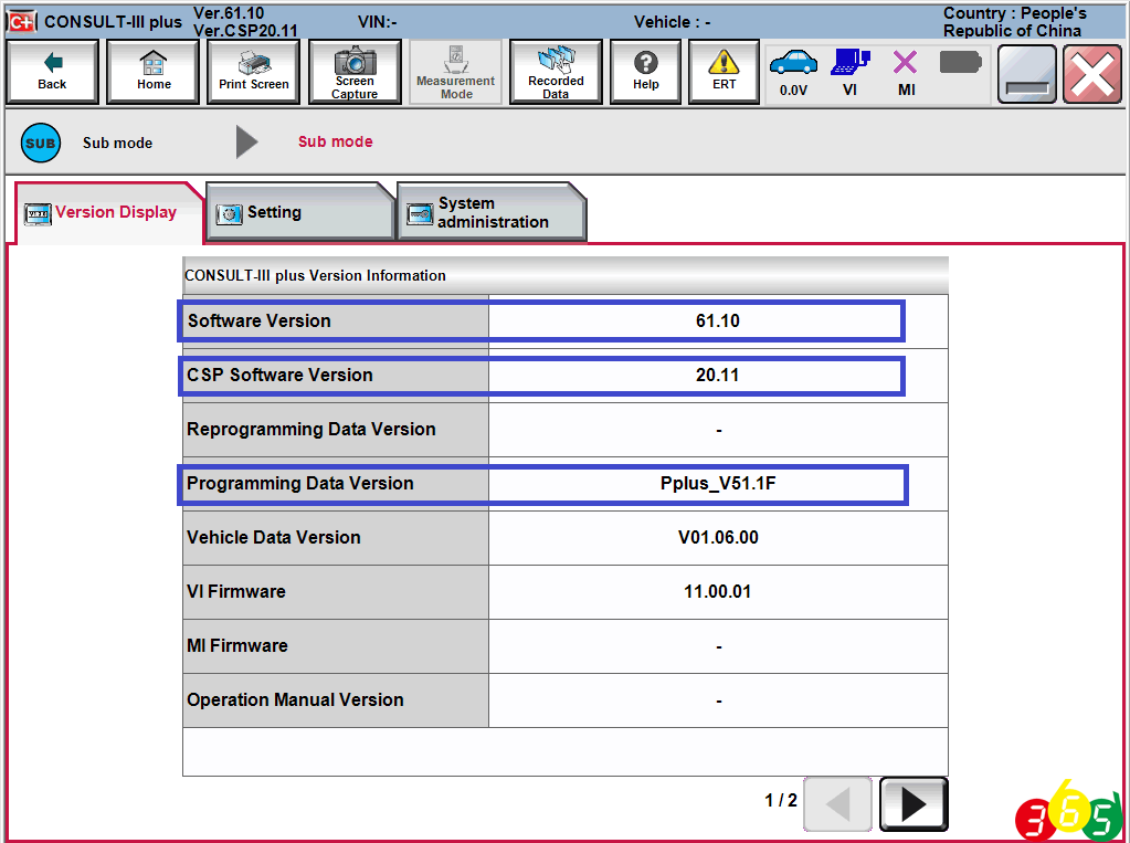 nissan consult 3 plus software